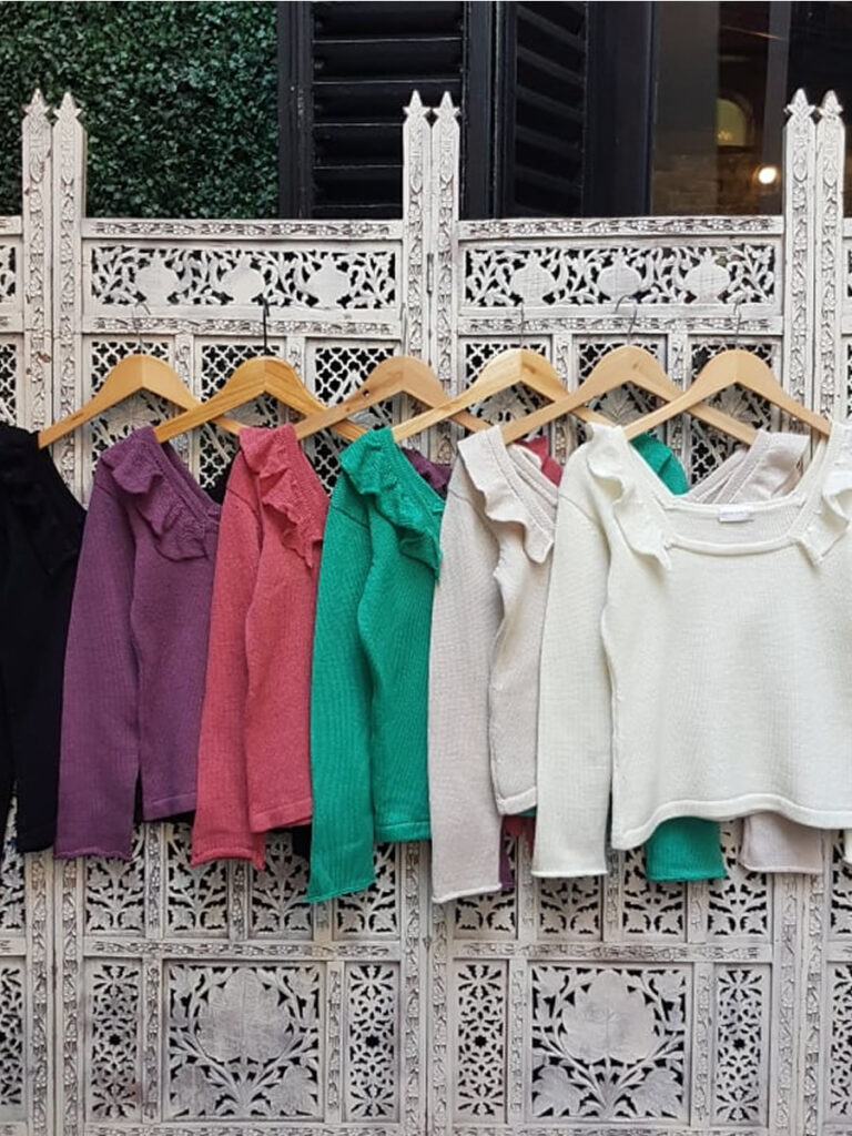 muestra de colores de sweater LORENZA