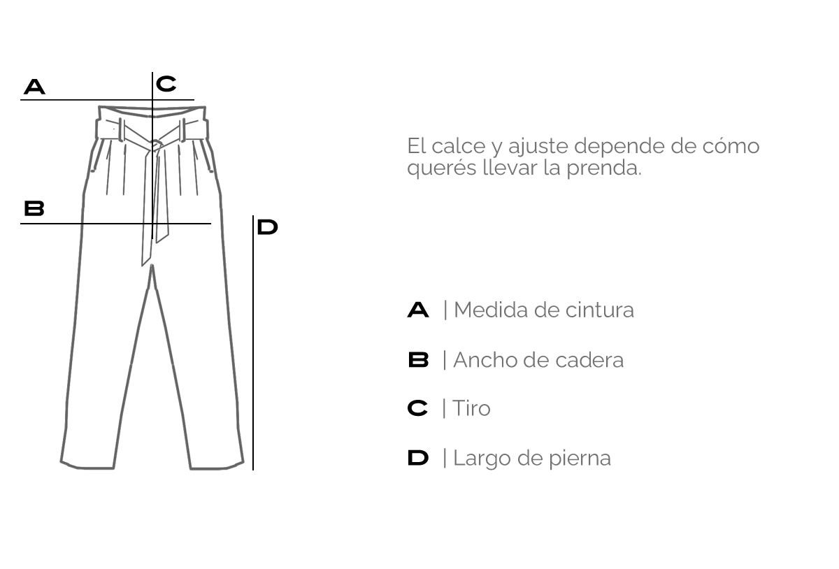 Guía pantalón BAGGA