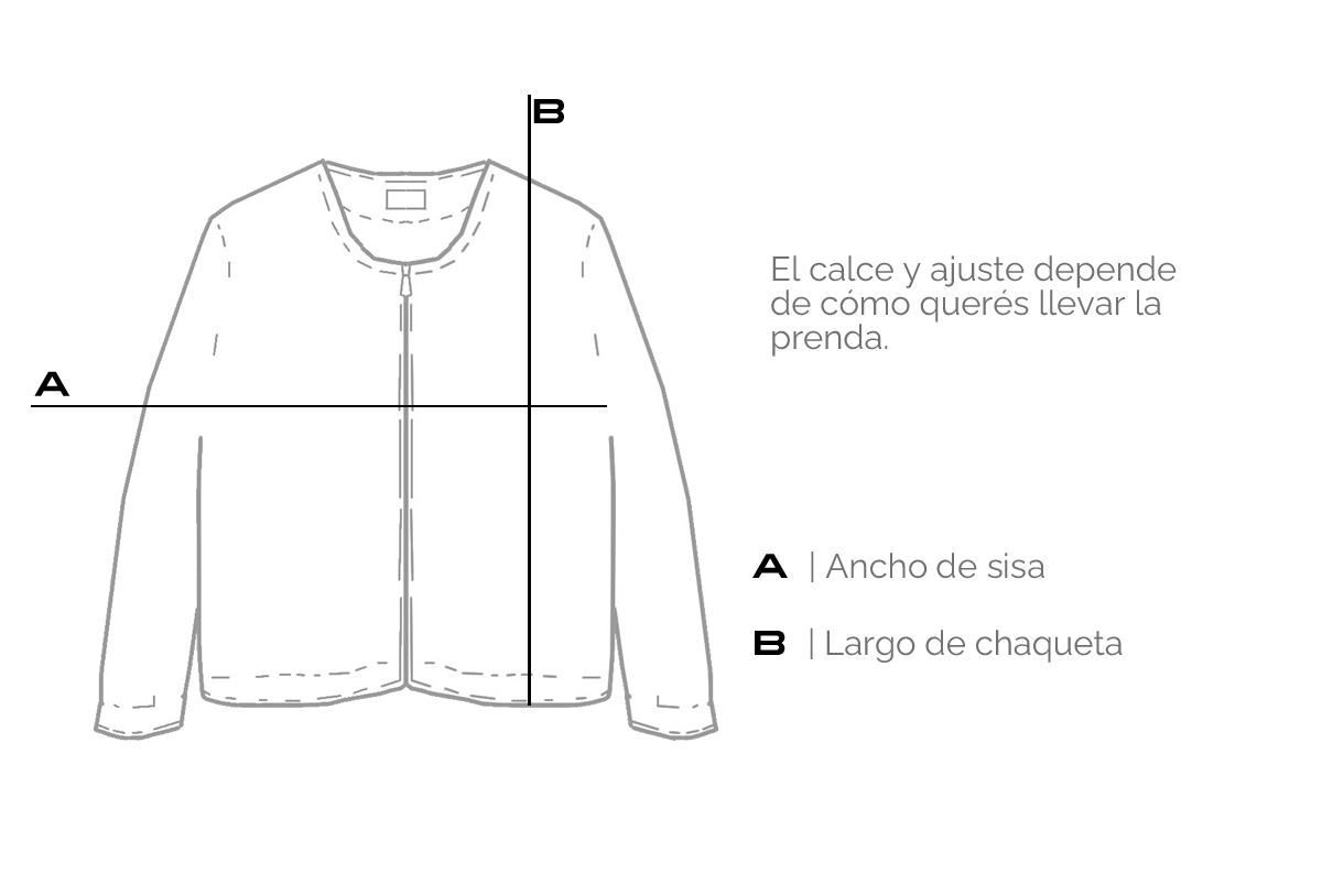 Guía talle Chaqueta MARIN
